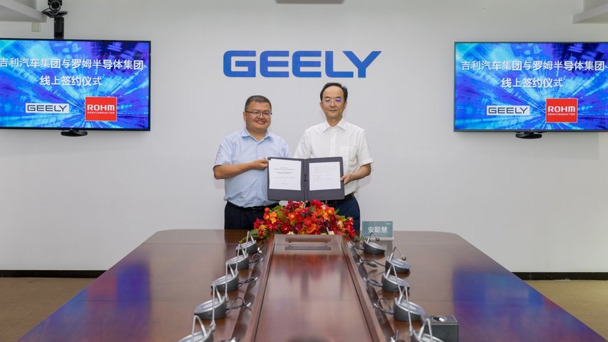 ROHM UND GEELY AUTOMOBILE GROUP SCHLIESSEN EINE STRATEGISCHE PARTNERSCHAFT: FOKUS AUF SIC-LEISTUNGSHALBLEITER